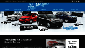 What Chapmanhonda.com website looked like in 2018 (6 years ago)