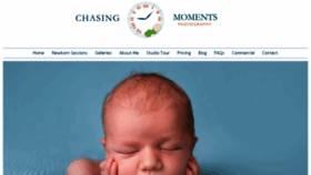 What Chasingmoments.com website looked like in 2018 (5 years ago)