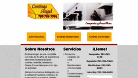 What Cortinasangel.com website looked like in 2018 (6 years ago)