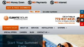 What Climaticsolar.com website looked like in 2018 (6 years ago)