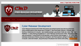 What Cybermakassar.com website looked like in 2018 (6 years ago)