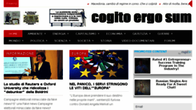 What Cogitoergo.it website looked like in 2018 (6 years ago)