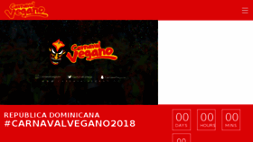 What Carnavalvegano.do website looked like in 2018 (6 years ago)