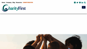 What Charityfirst.com website looked like in 2018 (6 years ago)