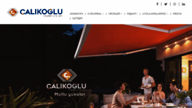 What Calikoglupvc.com.tr website looked like in 2018 (5 years ago)