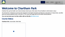 What Charthamparkgolfclub.com website looked like in 2018 (6 years ago)