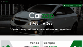 What Carzap.com.br website looked like in 2018 (6 years ago)