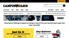 What Campuscolors.com website looked like in 2018 (6 years ago)