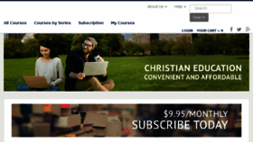 What Christianuniversitycertificates.org website looked like in 2018 (6 years ago)