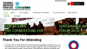 What Cop20lima.org website looked like in 2018 (8 years ago)