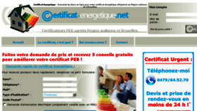 What Certificat-energetique.net website looked like in 2018 (6 years ago)