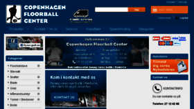 What Copenhagenfloorballcenter.dk website looked like in 2018 (6 years ago)