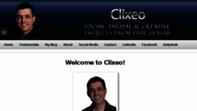 What Clixeo.com website looked like in 2018 (6 years ago)