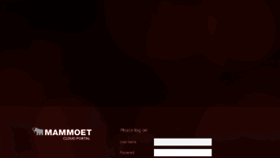 What Cloudportal.mammoet.com website looked like in 2018 (6 years ago)