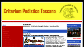 What Criteriumpodisticotoscano.it website looked like in 2018 (6 years ago)