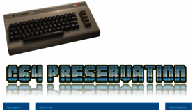 What C64preservation.com website looked like in 2018 (5 years ago)