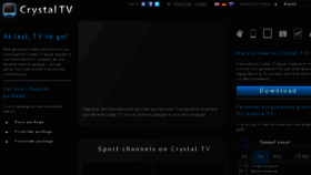 What Crystal.tv website looked like in 2018 (6 years ago)