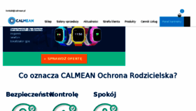 What Calmean.com website looked like in 2018 (6 years ago)