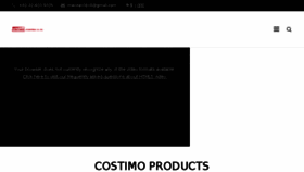 What Costimo.com website looked like in 2018 (6 years ago)