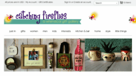 What Catchingfireflies.com website looked like in 2018 (6 years ago)