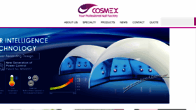 What Cosmex-tek.com website looked like in 2018 (6 years ago)
