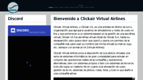 What Clickair-va.com website looked like in 2018 (6 years ago)