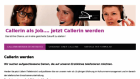 What Callerin.de website looked like in 2018 (6 years ago)