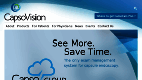 What Capsovision.com website looked like in 2018 (6 years ago)