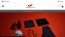 What Concave.com website looked like in 2018 (5 years ago)