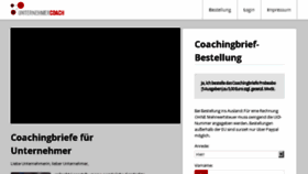 What Coachingbriefe-fuer-unternehmer.com website looked like in 2018 (5 years ago)