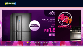 What Casasbahia.com.br website looked like in 2018 (6 years ago)