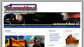 What Camionchileno.cl website looked like in 2018 (7 years ago)