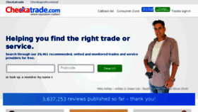What Checkatrade.com website looked like in 2018 (6 years ago)