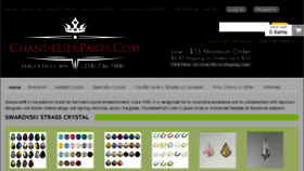 What Chandelierparts.com website looked like in 2018 (6 years ago)