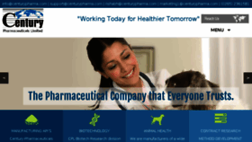 What Centurypharma.com website looked like in 2018 (5 years ago)