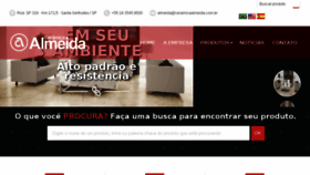 What Ceramicaalmeida.com.br website looked like in 2018 (5 years ago)