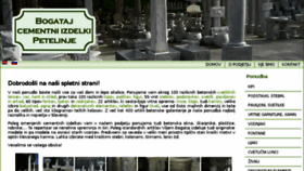 What Cementniizdelkibogataj.si website looked like in 2018 (6 years ago)
