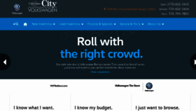 What Cityvwchicago.net website looked like in 2018 (6 years ago)