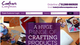 What Crafterscompaniontrade.co.uk website looked like in 2018 (6 years ago)