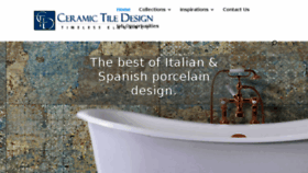 What Ceramictiledesign.net website looked like in 2018 (6 years ago)