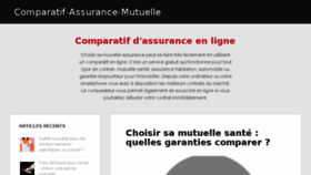 What Comparatif-assurance-mutuelle.fr website looked like in 2018 (6 years ago)