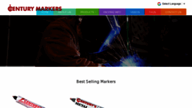 What Centurymarkers.com website looked like in 2018 (6 years ago)