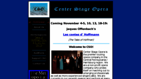 What Csopera.org website looked like in 2018 (6 years ago)