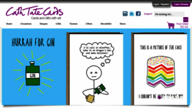 What Cathtatecards.com website looked like in 2018 (6 years ago)