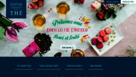 What Comptoir-francais-du-the.fr website looked like in 2018 (6 years ago)
