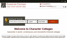 What Character-cottages.co.uk website looked like in 2018 (6 years ago)