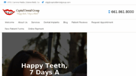What Capitaldentalgroup.com website looked like in 2018 (5 years ago)