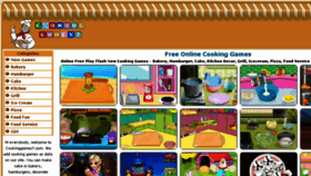 What Cookinggames7.com website looked like in 2018 (6 years ago)