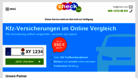 What Check-pkw-versicherung.de website looked like in 2018 (6 years ago)