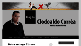 What Clodoaldocorrea.com.br website looked like in 2018 (6 years ago)